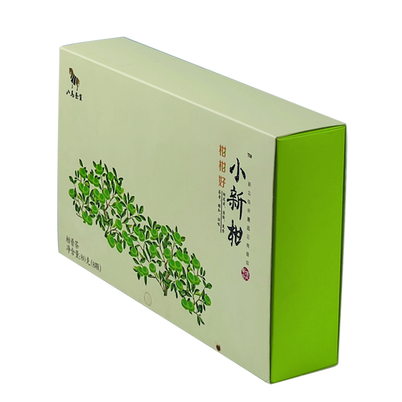 Reusable Custom Designed Luxury Rigid Corrugated Board Recycled Materials Drawer Sliding Packaging Gift Insert for Tea Leaf