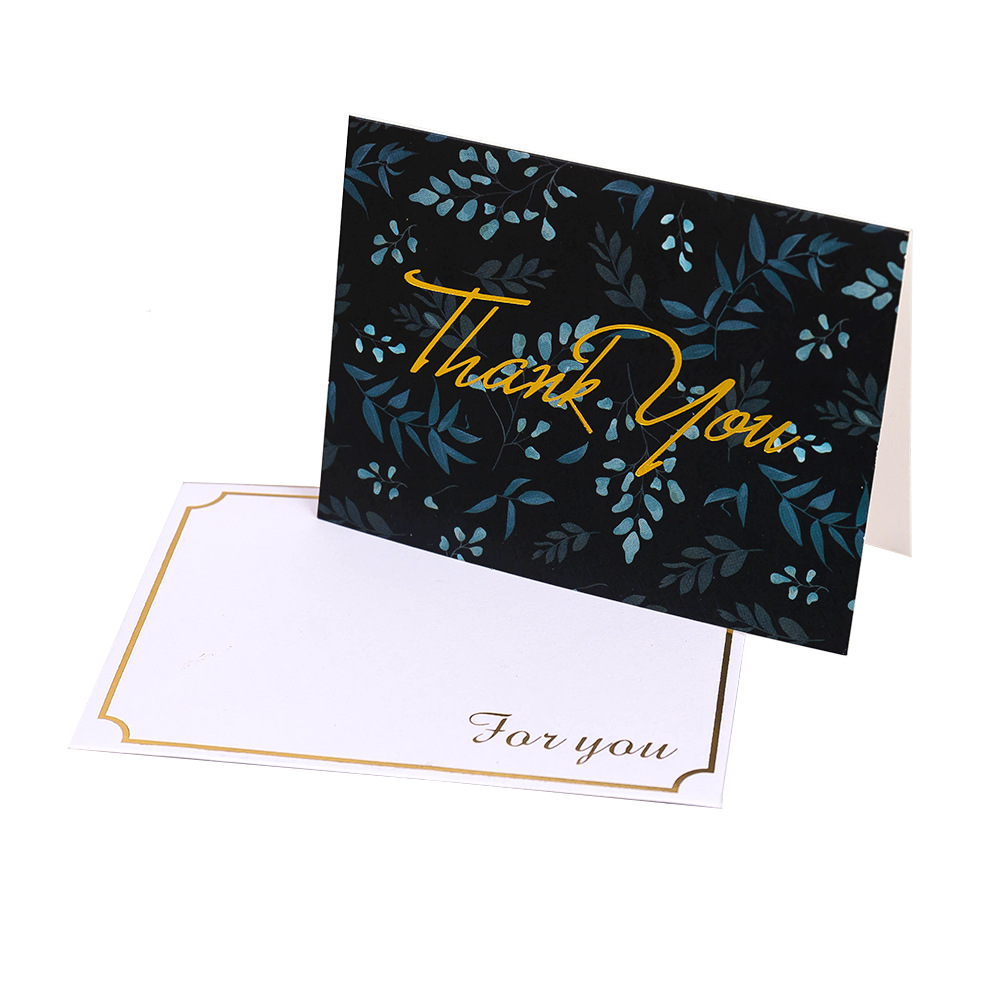 Factory custom fast delivery packaging paper stock card header cards thank you card