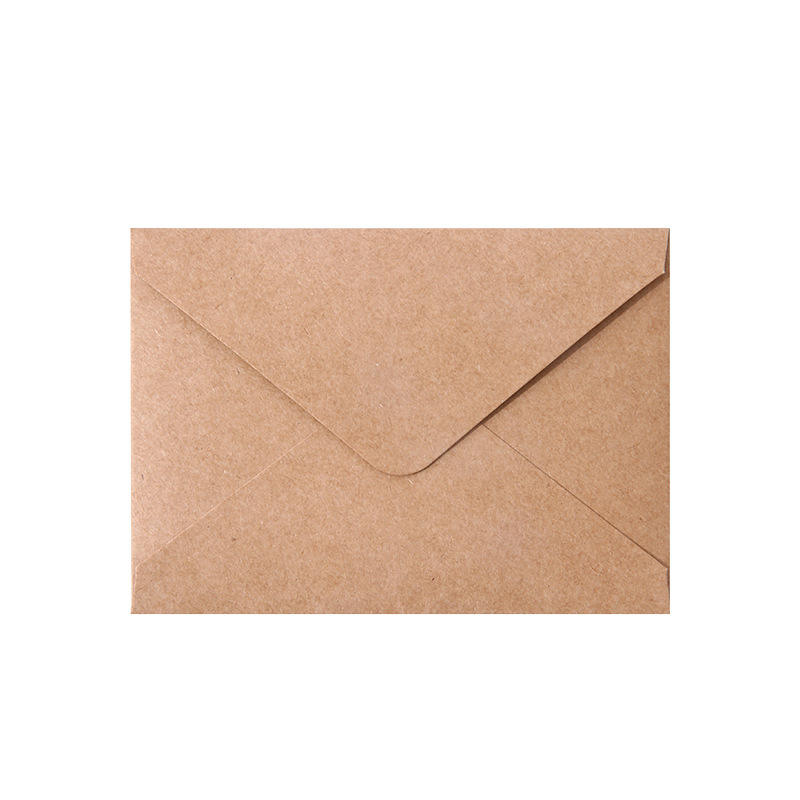 Eco-Friendly Brown Kraft Paper Envelopes for Office Invitations & Mailing Packaging Custom Sizes for Gift Envelope