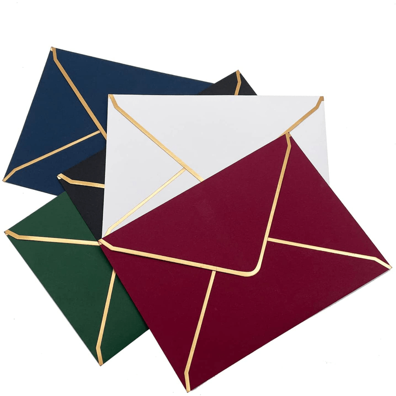 Premium Wallet Envelopes for Invitations Letters Documents Mailing-High Quality Paper Customizable Size Packaging for Personal