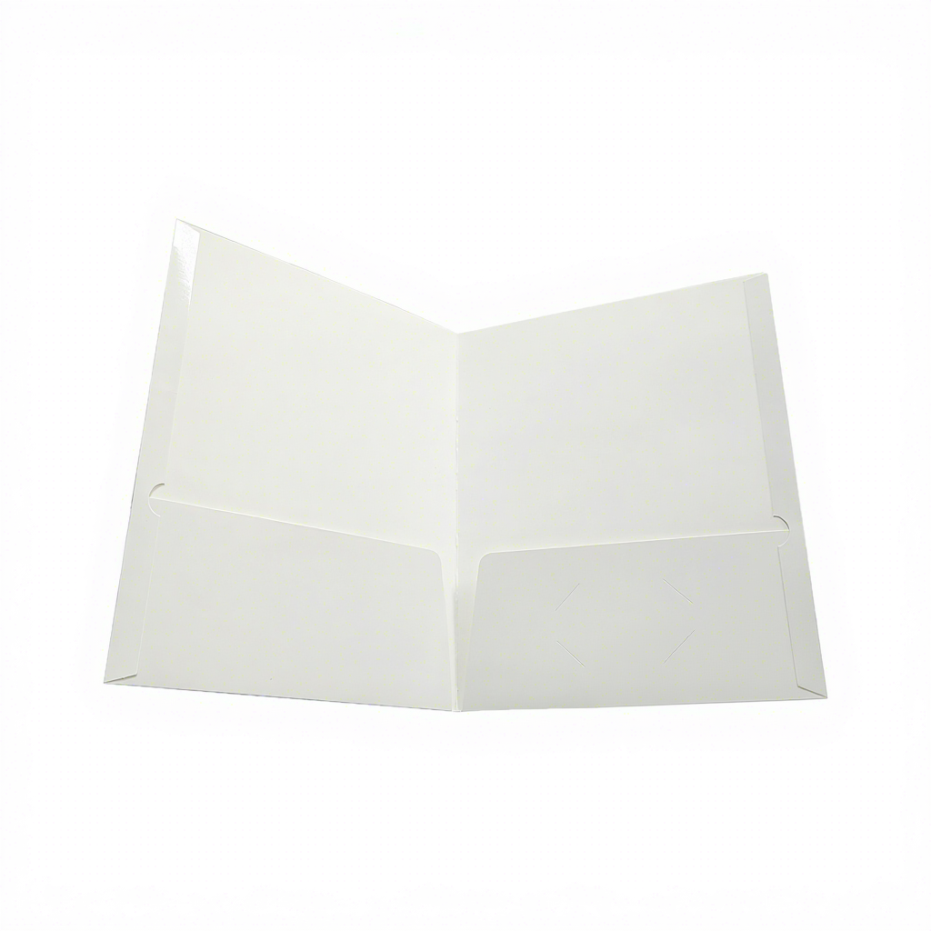 A4 Custom Printed Business Presentation Folders with Pockets and Logo Eco Friendly Paper File Folders