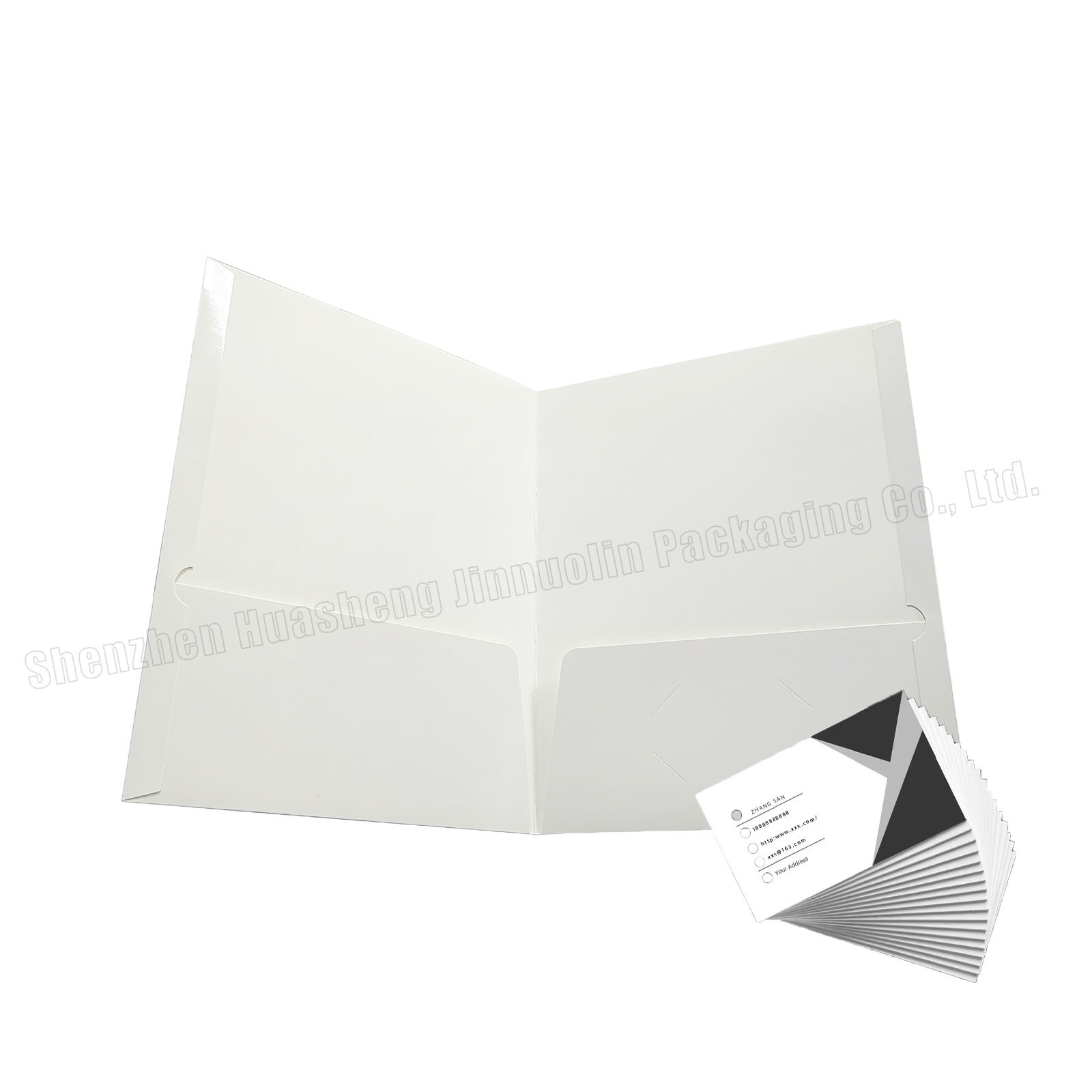 Eco Friendly A4 File Folders Custom Logo Paper Folders with Pockets for ...