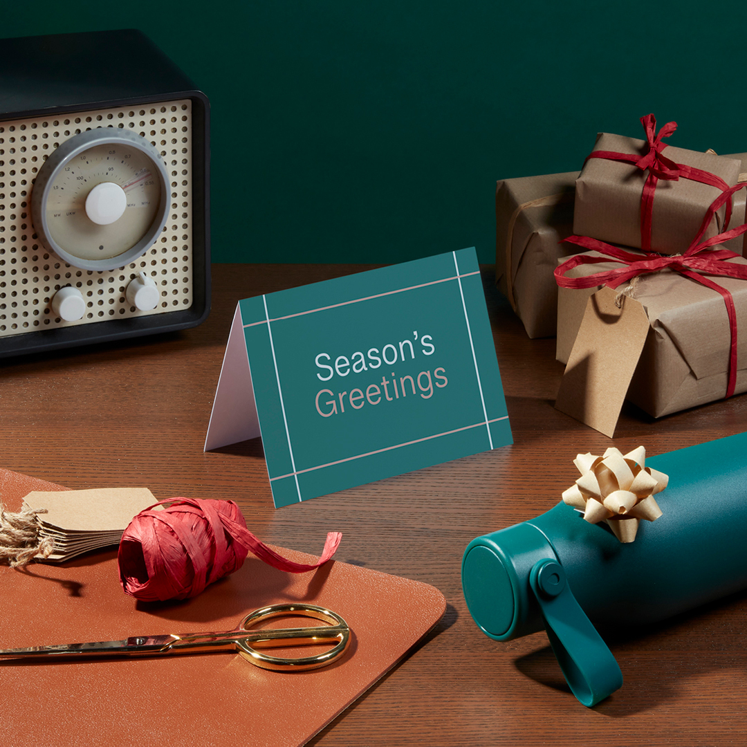Holiday Greeting Postcards with Artistic Illustrations Custom Printed Card for Christmas New Year or Seasonal Promotion