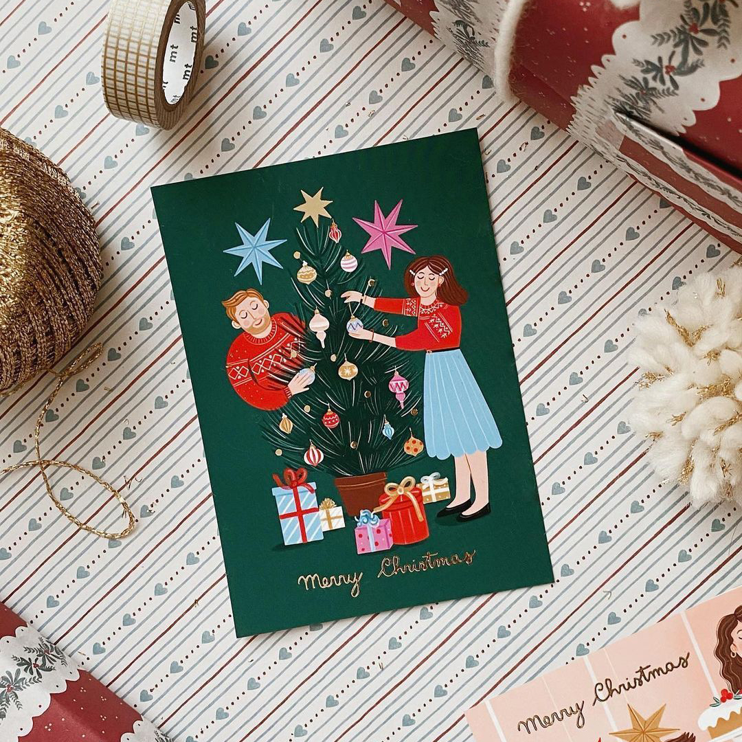 Personalized Postcard Printing on Textured Paper for Branding Gift Insert Direct Mailing or School Campaign Use