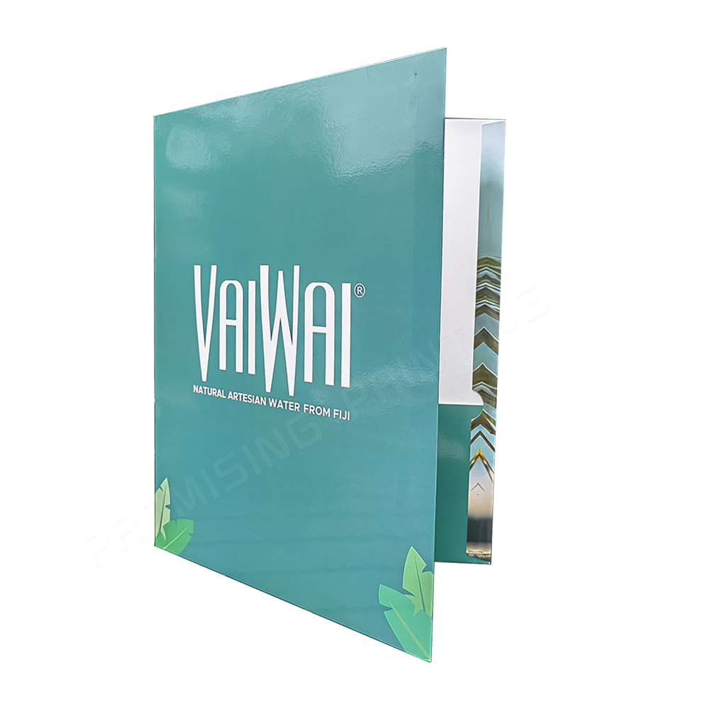 Custom Logo A4 Size Soft White Presentation Folder Promotion File Folder for Filing Papers