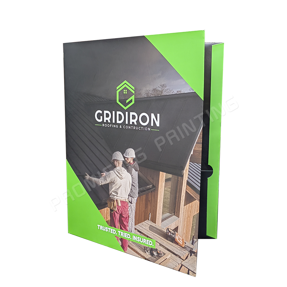 Customizable Handmade Cardboard Paper Business Document Presentation Folders Fashion-Forward for School and Office Use