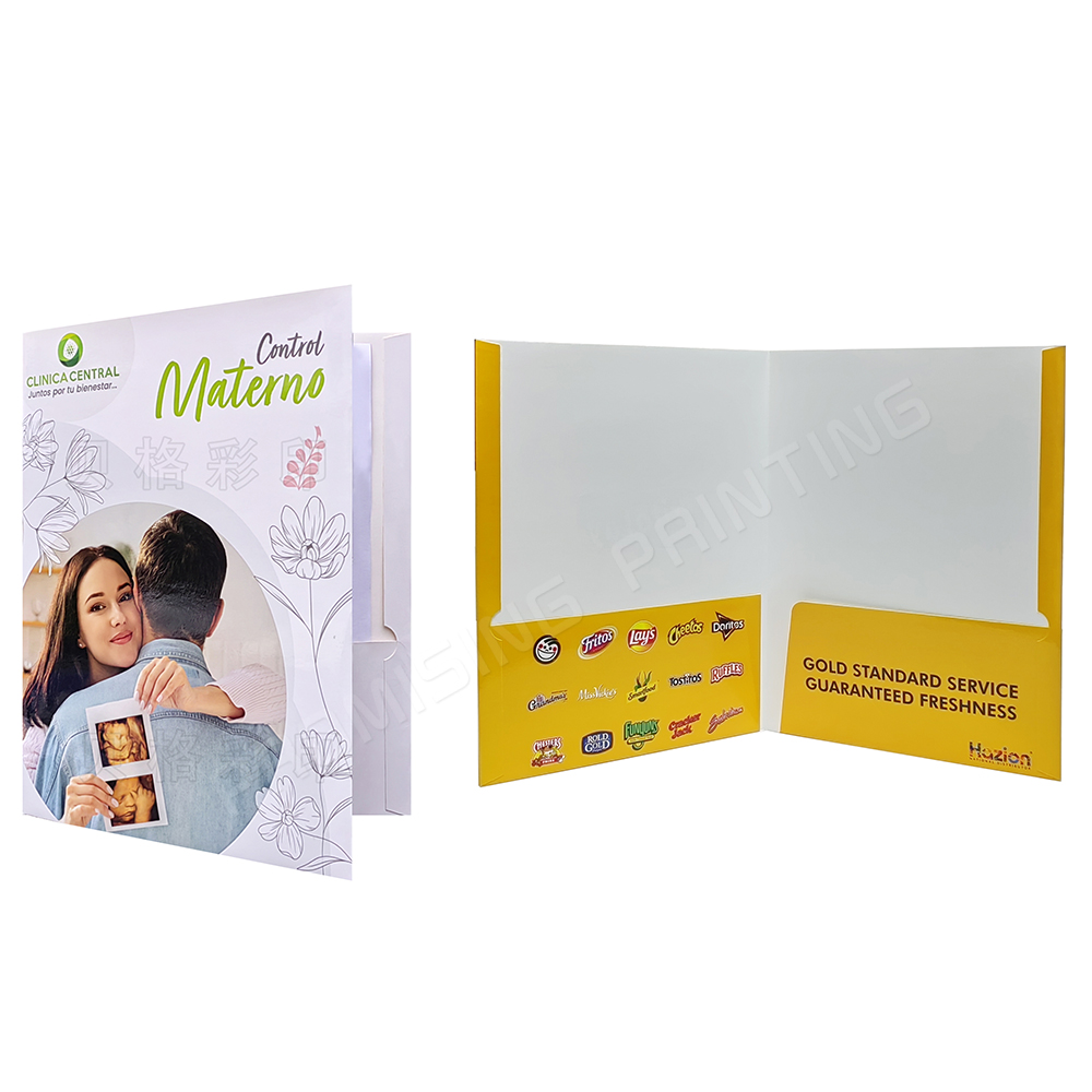 Hot Sales Custom Black Kraft Paper Presentation Folder Thick Album for Wedding Anniversary Family Gift Card Holder