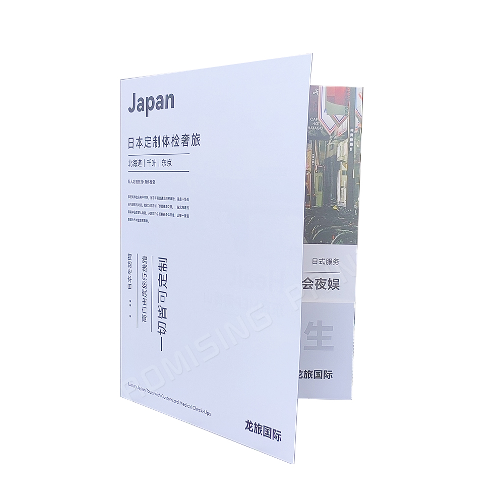 Custom Logo New Design Colorful Offset Printing File Presentation Folders Business-Friendly Filing Products