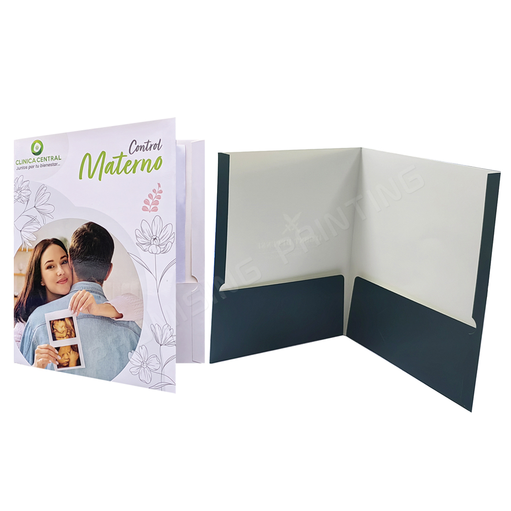 Wholesale Custom Expanding Presentation File Folders China Factory Printed Paper Pocket for Documents Filing Products