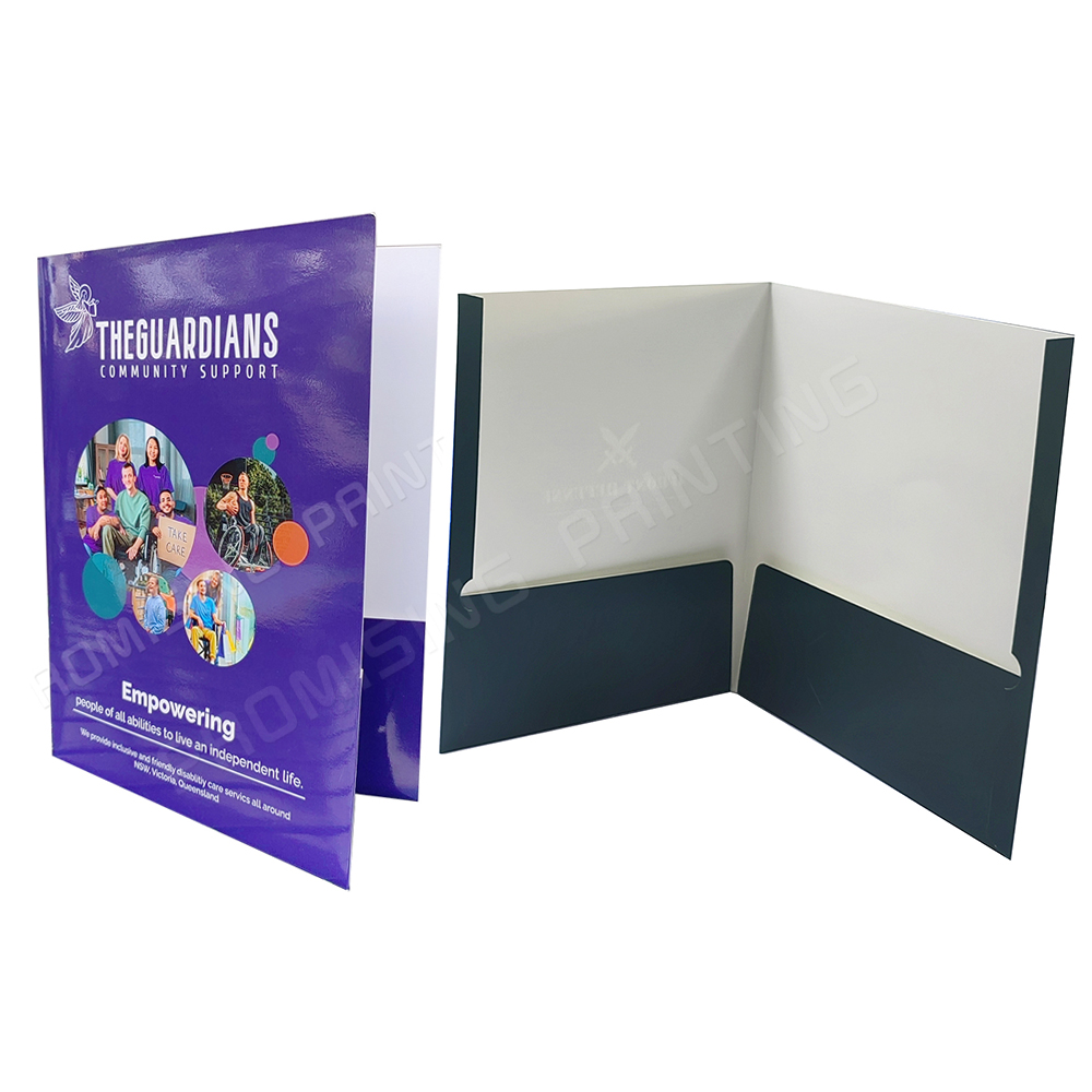 Custom Eco-friendly Waterproof Presentation Folder with Pocket Design A4 Size Hot Stamping Logo for Contract Signing Envelope