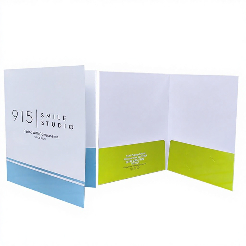 China Factory Custom Eco-friendly Oilproof Waterproof A4 Paper Office Presentation Document Folder with Pocket Design