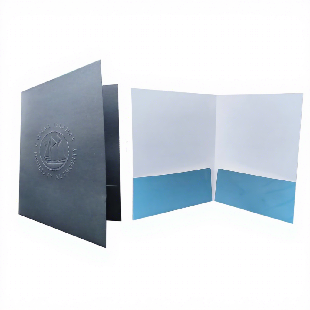 China Factory Customized A4/A5 Presentation Document Folders Eco-friendly Waterproof Oilproof Paper Matt/Glossy Lamination