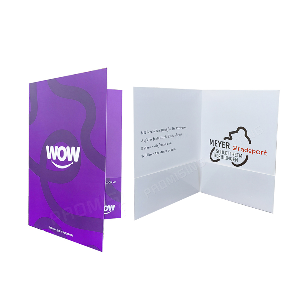 Factory Cheap Custom Eco-friendly Waterproof Presentation Document Folder Pocket Business Card Slot A4 Size Personalized Logo