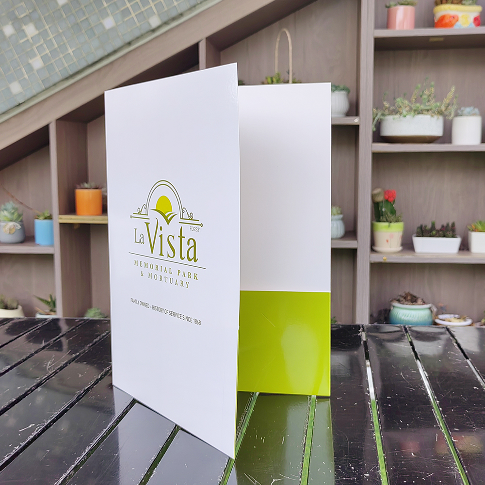 Factory Price Customize Design Print LOGO A4 Colorful Paper Presentation Document File Folders for Business Office