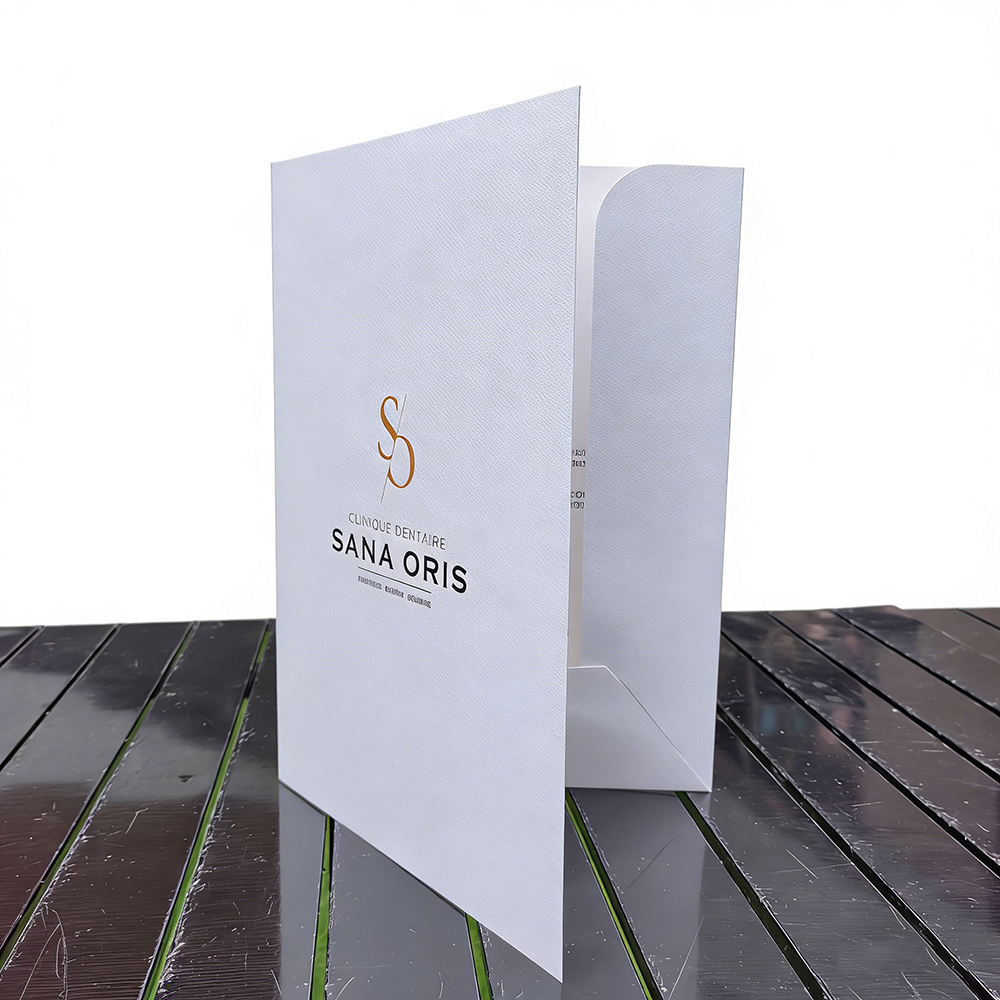 Wholesale 9x12inch Special Paper Folder Business Presentation Folders Foldable Detachable Recycled Custom Logo Pockets